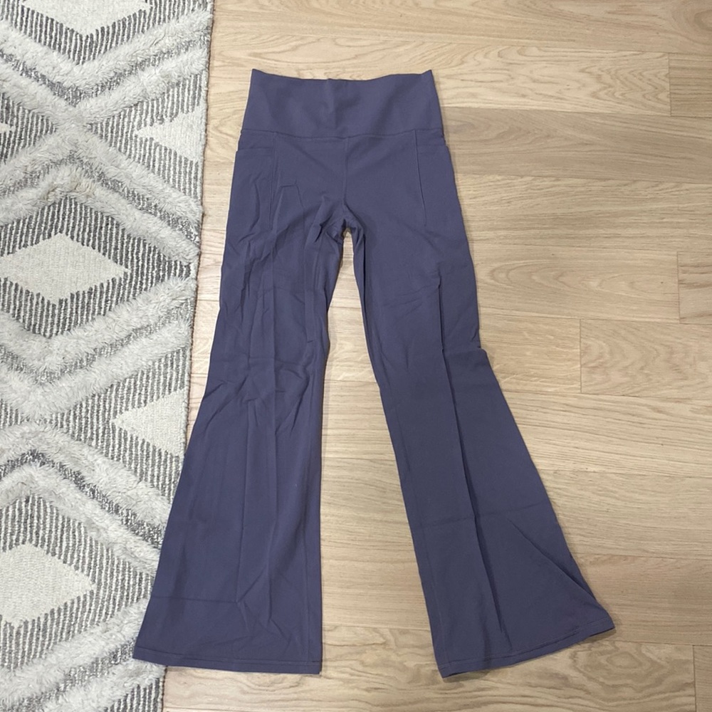 Athleta Salutation Flare Pant - Dark Purple